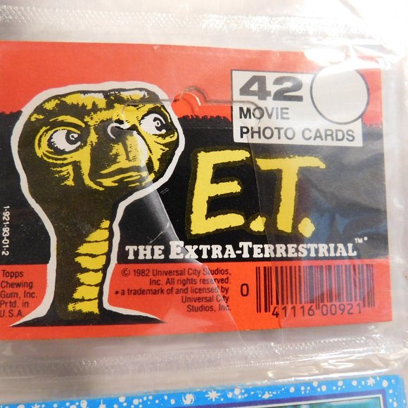 E.T. The Extra-Terrestrial Movie Photo Cards Topps Vintage - Picture 3 of 6